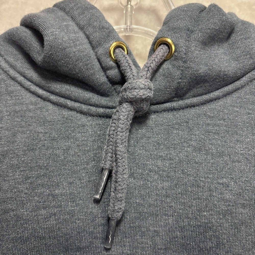 Carhartt Hoodie Adult Med Dark Blue Long Sleeve Pullover Original Fit Logo Mens - Picture 3 of 7
